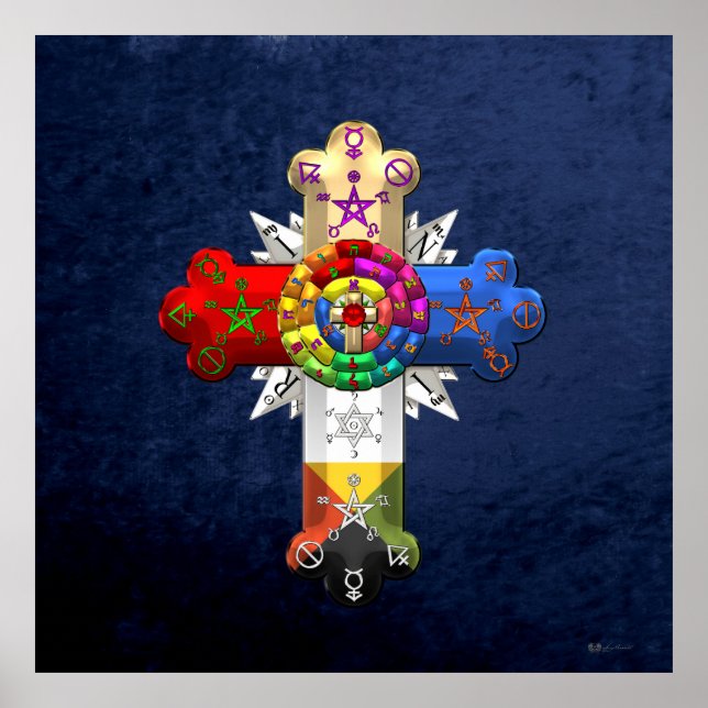 Poster [150] Rosy Cross (Rosa Croix) (Frente)