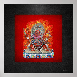 Poster [150] Tibetano Thangka - Deidade Wrathful Hayagriv