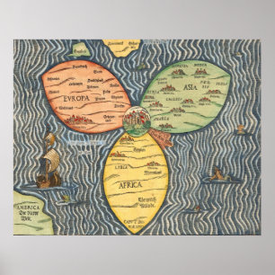 Poster 1581 - CloverLeaf do mundo da estamenha