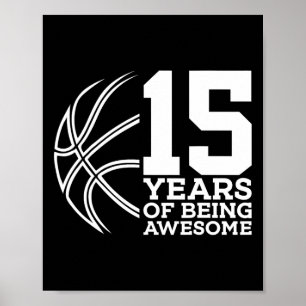 Poster 15 Anos De Aniversário De Bysketbyll 15
