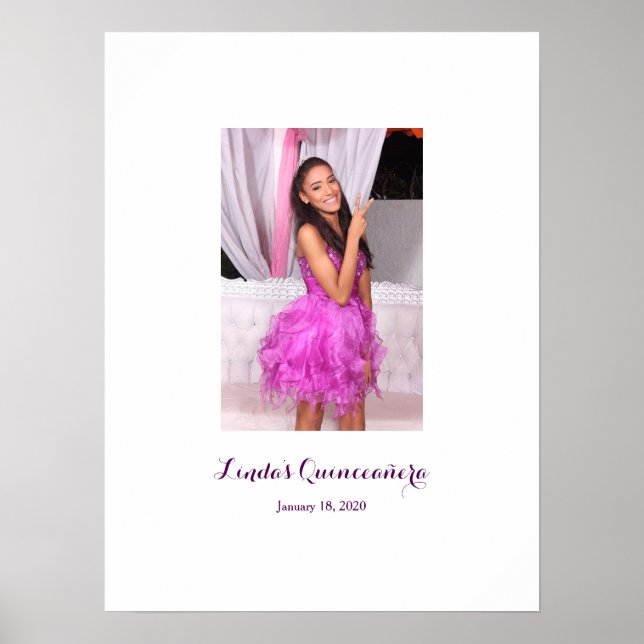 Pôster 15 de Quinceañera - Sinal de Festa - Conselho (Frente)