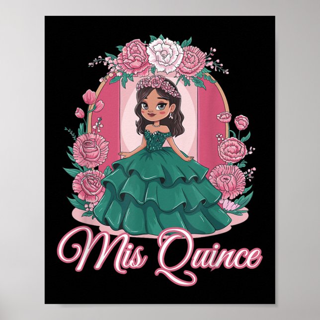 Poster 15 espanhola Quinceanera Mis (Frente)