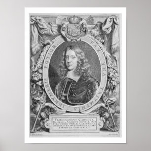 Poster 1608-57) Archduke de Ferdinand III (de Áustria,