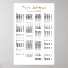 Poster 160 Gráfico simples de casamentos