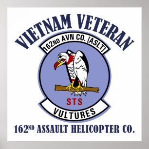 Poster 162nd AHC - Veterano de Vietnam