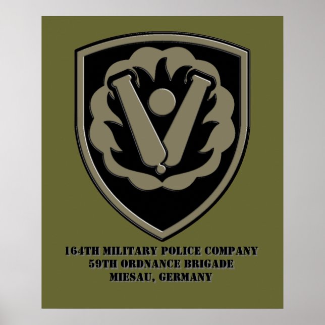 Poster 164ª Polícia Militar Co. (Frente)