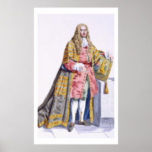 Pôster 1690-1764) primeiros senhores Hardwick de Philip