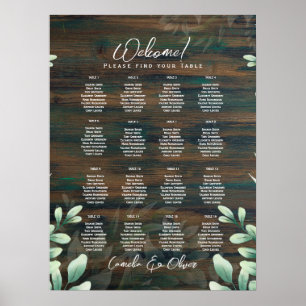 Poster 16 Mesa Madeiras russas Cegos Eucalyptus SENTADOS