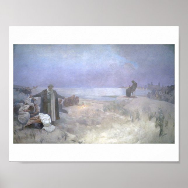 Poster #16 Os últimos dias de Jan Amos Komensky, Mucha (Frente)