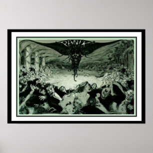 Poster 16 x 20 de Nouveau "Panik" da arte de