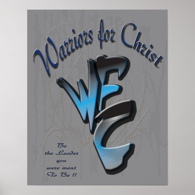 Poster 16x20, WFC. Warriors for Christ (Frente)