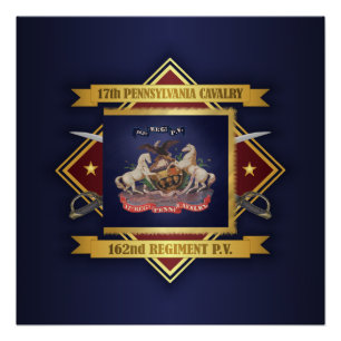 Pôster 17ª Cavalaria da Pensilvânia