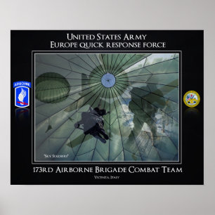 Pôster 173rd Airborne Brigade Combat Team