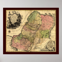 1759 Mapa De Israel Antigo Com As 12 Tribos