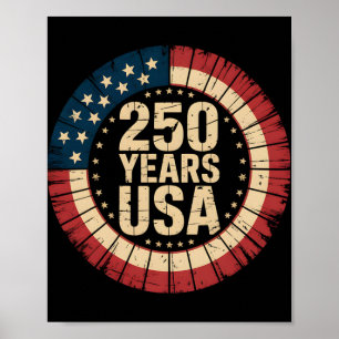 Poster 1776–2026 EUA 250º Aniversário Da Independência