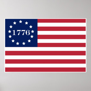 Pôster 1776 American Flag