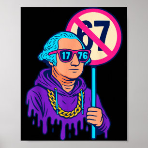 Poster 1776 Mais de 67 Meme Engraçado George Washington D