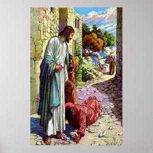 Pôster 17:11 de Luke - 19 dez Lepers limpados