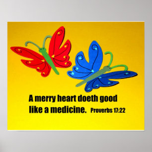 Pôster 17:22 dos provérbio