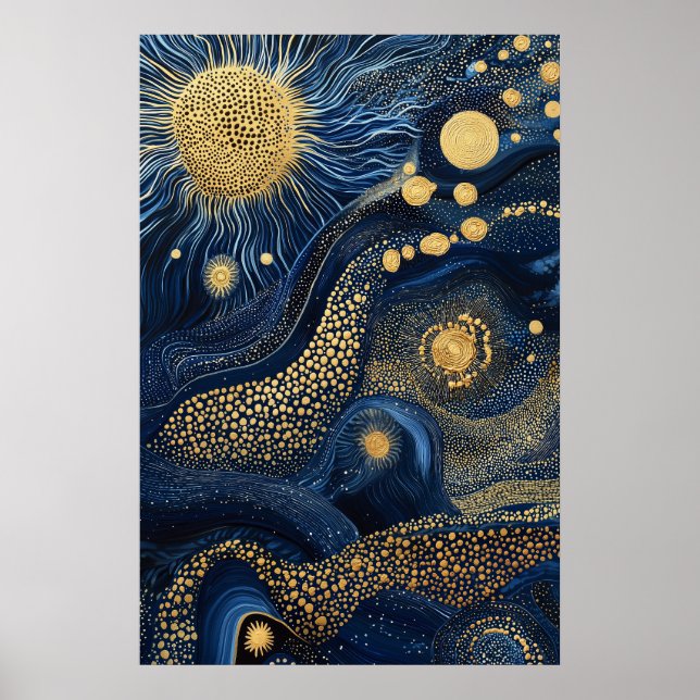 Poster 1814 Surrealista Cósmica Dreamscape (Frente)