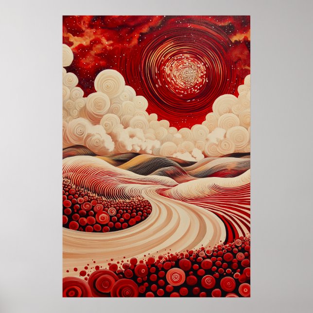 Poster 1823 Surrealista Cósmica Dreamscape (Frente)