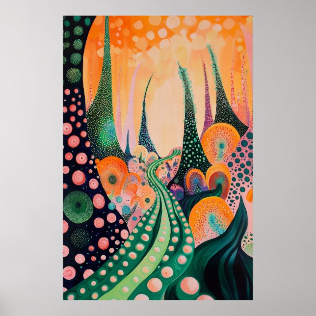 Poster 1824 Surrealista Cósmica Dreamscape (Frente)