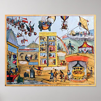 Poster 1829 Marcha Retrofuturista do Intelecto