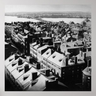 Pôster 1859: A cidade de Boston, Massachusetts