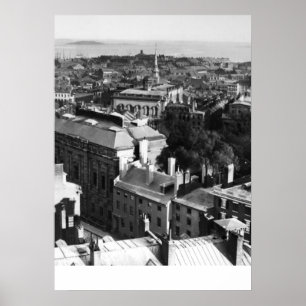 Poster 1859: Uma vista de Boston que olha sul