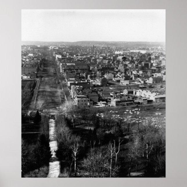 Poster 1859: Washington, DC, a capital dos EUA (Frente)