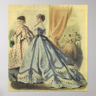 Pôster 1860s Fashion