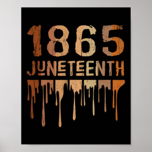 Poster 1865 Melanato do Orgulho Negro Melanin