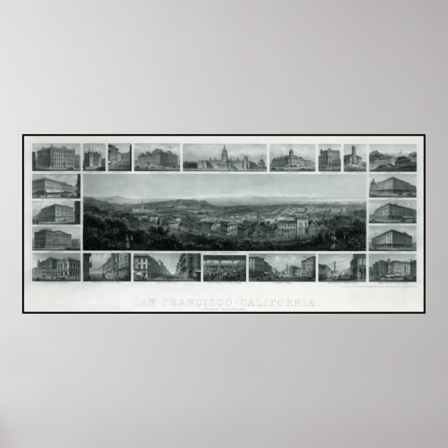 PÔSTER 1874 SAN FRANCISCO (Frente)