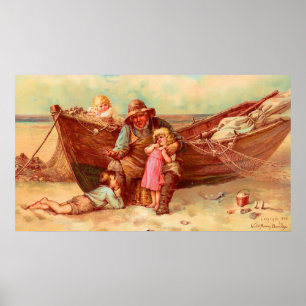 Poster 1890, quando eu era um Lad - Will e Frances Brunda