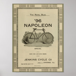 Poster 1896 da arte do anúncio da bicicleta de