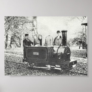 Poster 1896 mínimo do Victorian de Eaton do motor