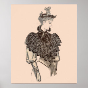 Poster 1897 Mulher vitoriana