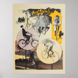 Poster 1898 da arte do anúncio de Feininger da