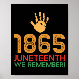Poster 18 de junho de 1865 Lembramos! 1865