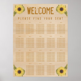 Poster 18 Gráfico de Assentos Mesas Madeira Rústica Giras