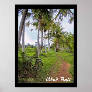 Poster (18" x 24") Ubud Bike Bali