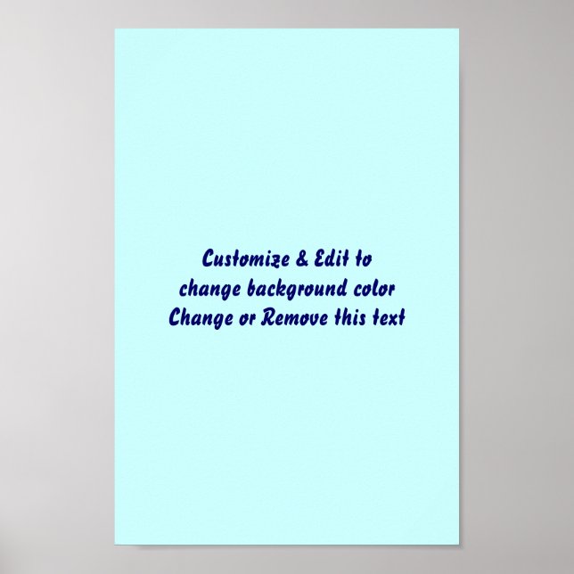 Poster 18" X Vazio 12" adicione sua imagem e texto (Frente)