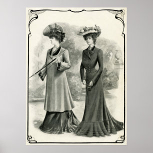POSTER 1902 MULHERES DA ELEGÂNCIA