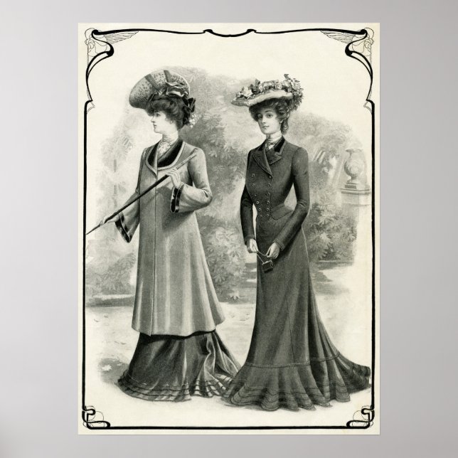 POSTER 1902 MULHERES DA ELEGÂNCIA (Frente)