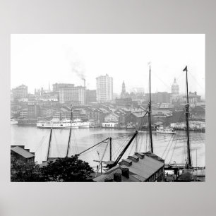 Poster 1903 de Baltimore Maryland