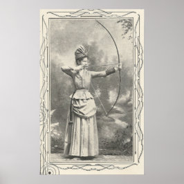 Pôster 1904 Female Archery Champion