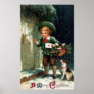 Poster 1911 cartões de natal