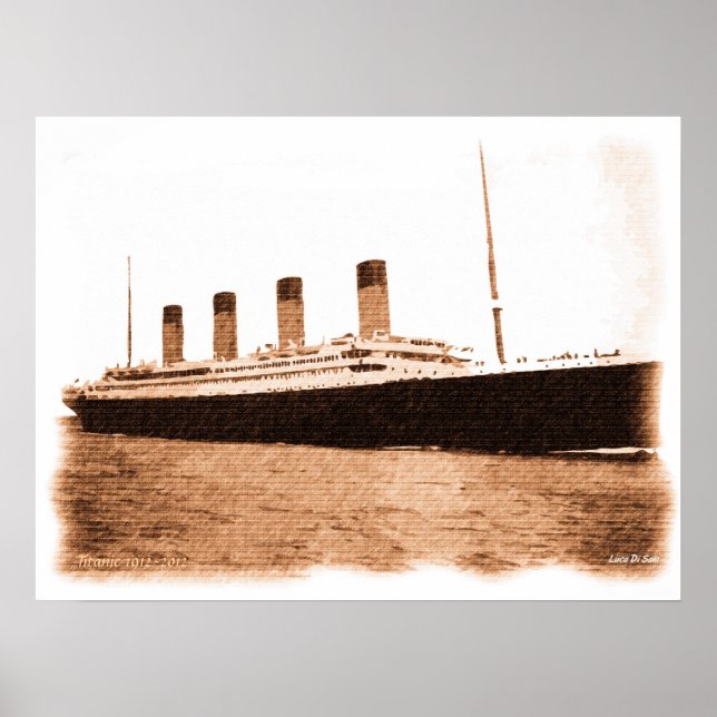 Poster 1912-2012 - Signed Titanic Memorial (Frente)