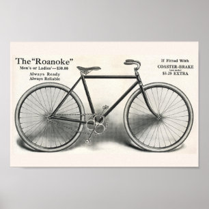 Poster 1913 da arte do anúncio da bicicleta de
