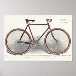 Poster 1913 da arte do anúncio da bicicleta dos